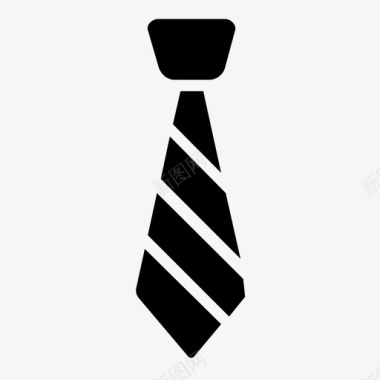 领带生意人绅士图标图标