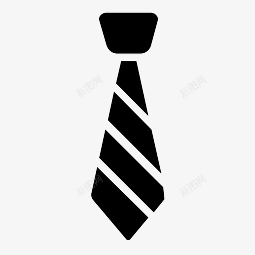 领带生意人绅士图标svg_新图网 https://ixintu.com 生意人 男人 绅士 领带