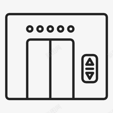 电梯客舱标牌图标图标