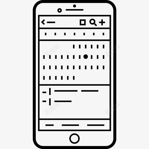 电话事件日历屏幕图标svg_新图网 https://ixintu.com 屏幕 日历 电话事件 界面