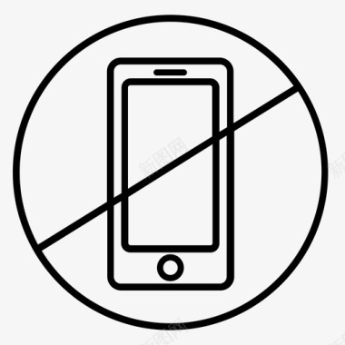 禁止使用手机手机图标图标