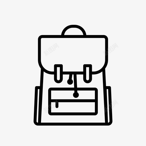背包包户外图标svg_新图网 https://ixintu.com 包 学校 户外 旅行 背包