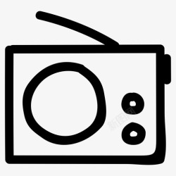 调频收音机收音机天线调频收音机图标高清图片