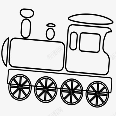 雪列车 火车-32PX图标
