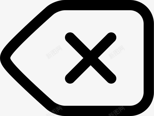 Delete Iconsvg_新图网 https://ixintu.com Delete Icon