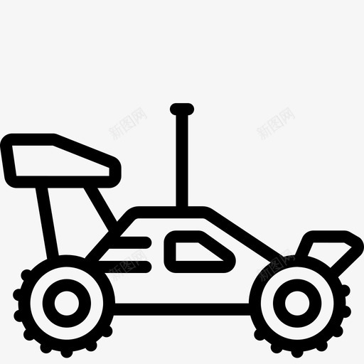 遥控车儿童玩具图标svg_新图网 https://ixintu.com 儿童 玩具 遥控车