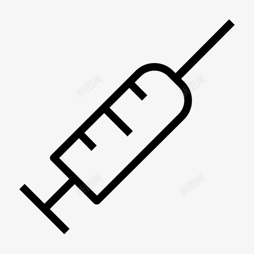 注射器注射图标svg_新图网 https://ixintu.com 注射 注射器