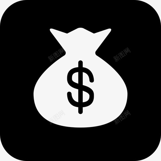 Money bagsvg_新图网 https://ixintu.com Money bag