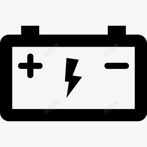 汽车电池科技符号集图标svg_新图网 https://ixintu.com 汽车电池 科技符号集