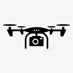 工业40无人机摄影遥控图标高清图片