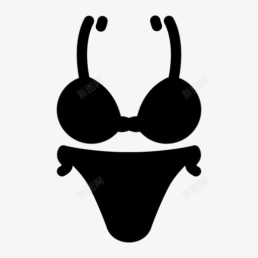 比基尼胸罩胸罩和内裤图标svg_新图网 https://ixintu.com 比基尼 胸罩 胸罩和内衣 胸罩和内裤