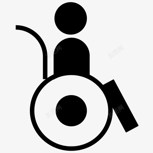 轮椅上的人svg_新图网 https://ixintu.com 轮椅上的人 关怀 照顾