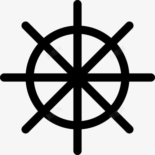 船舵运输poi道路轮廓图标svg_新图网 https://ixintu.com poi道路轮廓 船舵 运输