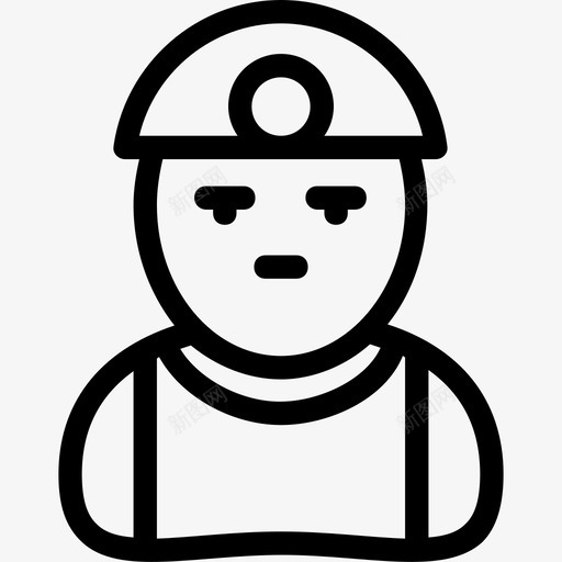 工人建筑师化身图标svg_新图网 https://ixintu.com 劳工 化身 安全帽 工业平滑线图标集 工人 工程师 建筑师