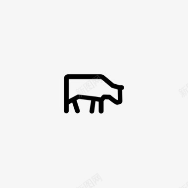 牛农场肉图标图标