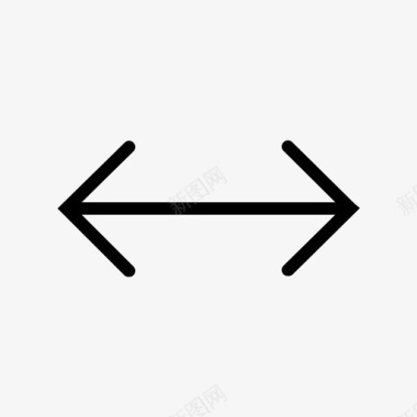 两个箭头方向宽度图标图标