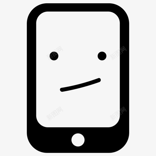 无聊的智能手机安卓表情图标svg_新图网 https://ixintu.com iphone 安卓 心烦意乱 无聊的智能手机 表情