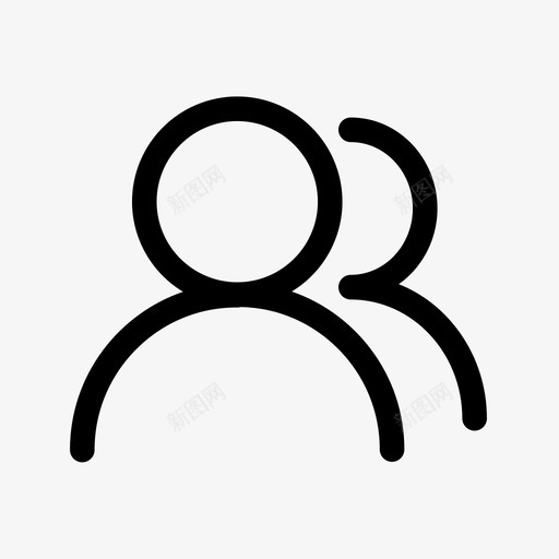 好友svg_新图网 https://ixintu.com 好友