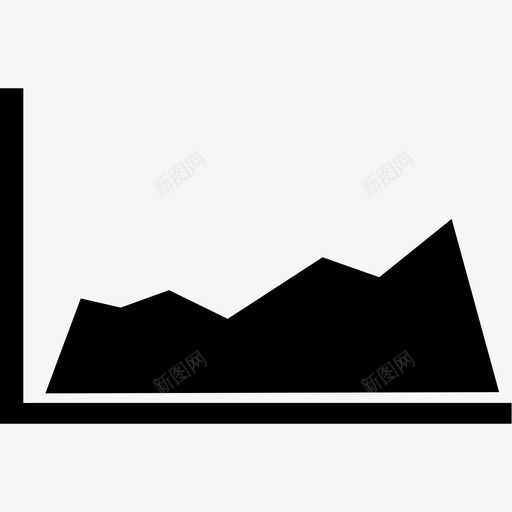 面积图图表时间表图标svg_新图网 https://ixintu.com 图表 时间表 表格 面积图