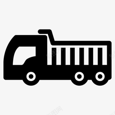 卡车自卸卡车物流图标图标