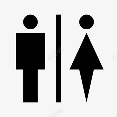 卫生间浴室洗手间图标图标