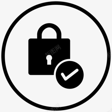 安全帐户隐私设置帐户保护图标图标