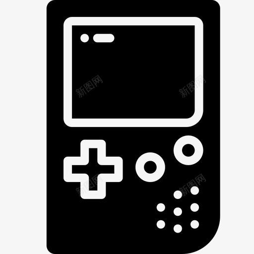 gameboy掌上电脑科技图标svg_新图网 https://ixintu.com gameboy 复古科技 掌上电脑 科技