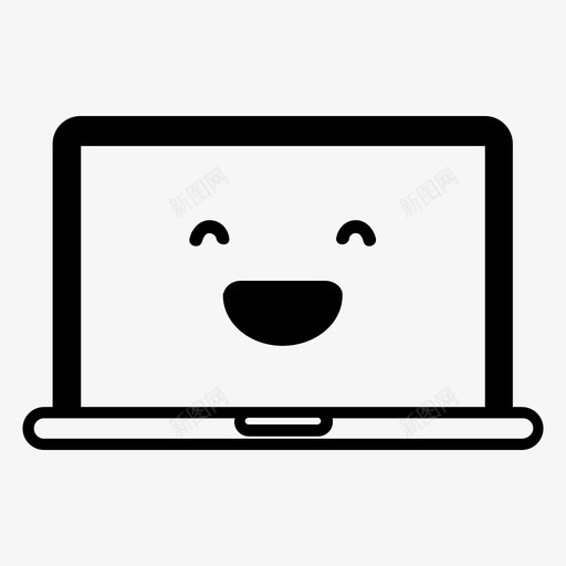 laughing笔记本电脑emojihappy图标svg_新图网 https://ixintu.com emoji happy laughing笔记本电脑 mac macbook