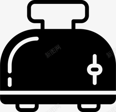 烤面包机烹饪饮料图标图标