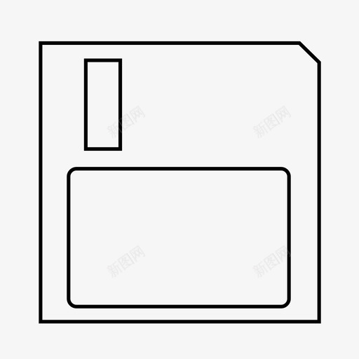 软盘保存储存图标svg_新图网 https://ixintu.com 保存 储存 软盘