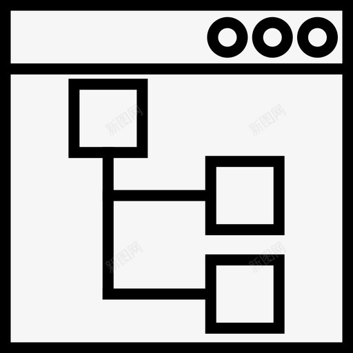 图表建模树图标svg_新图网 https://ixintu.com 图表 建模 树 窗口接口集