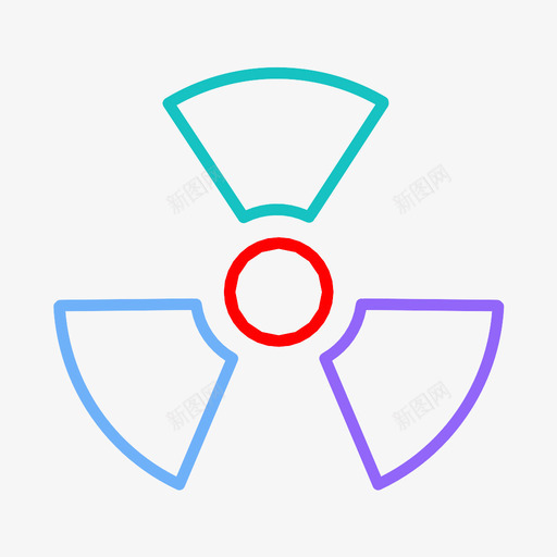 放射性空气电风扇图标svg_新图网 https://ixintu.com 基座风扇 放射性 电风扇 空气 螺旋桨