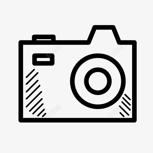 照相机数码相机电子产品图标svg_新图网 https://ixintu.com 数码相机 照相机 电子产品