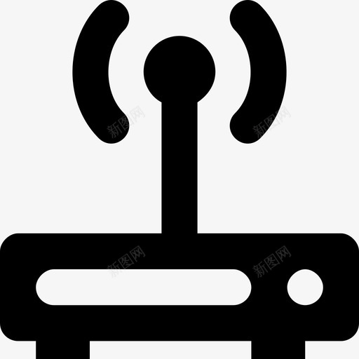 wifi路由器internet调制解调器图标svg_新图网 https://ixintu.com internet wifi路由器 wlan 网络和通信材料字形图标 调制解调器