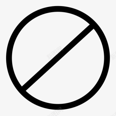 禁止块基本用户界面图标图标