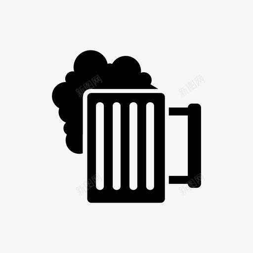 啤酒酒酒吧图标svg_新图网 https://ixintu.com 啤酒 玻璃杯 酒 酒吧 饮料
