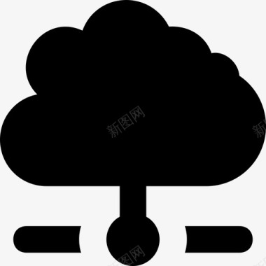 云计算云共享icloud图标图标