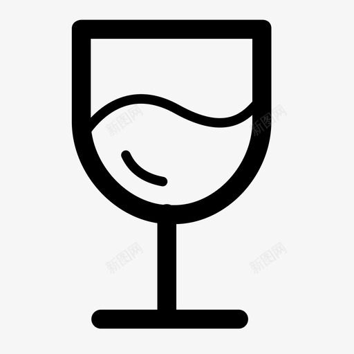酒水，红酒，红酒杯svg_新图网 https://ixintu.com 酒水，红酒，红酒杯
