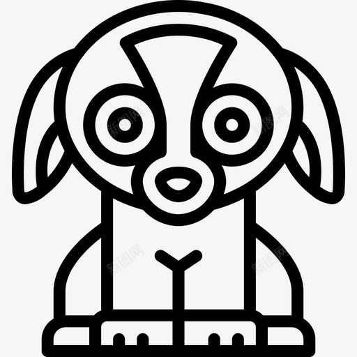 小狗小孩狗图标svg_新图网 https://ixintu.com 小孩 小狗 狗 玩具