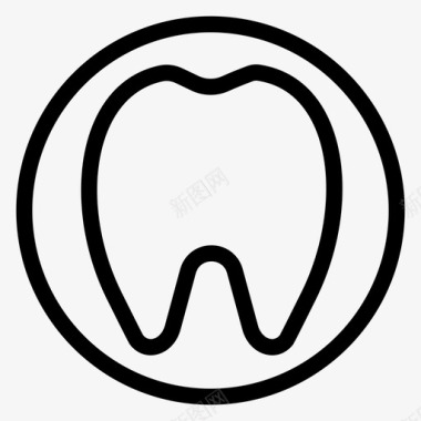 健康牙科牙医图标图标