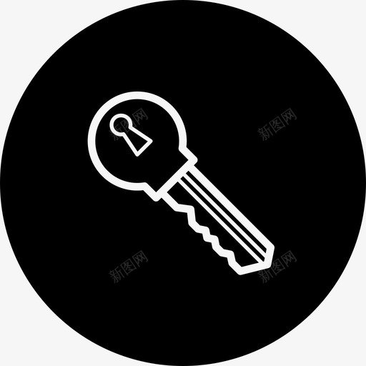 密钥访问比特币图标svg_新图网 https://ixintu.com 加密 密钥 比特币 比特币差分圆线 访问