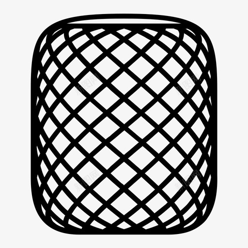 applehomepodsiri扬声器图标svg_新图网 https://ixintu.com applehomepod siri 扬声器 设备