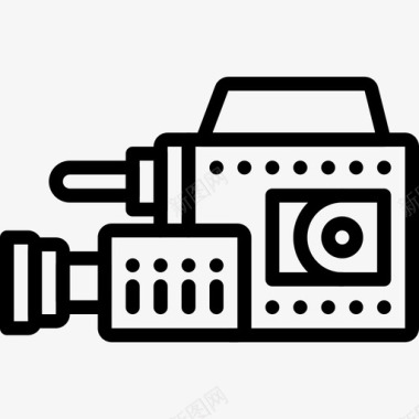 摄像机录像机复古图标图标