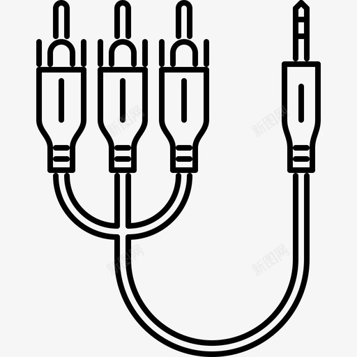 rca电缆计算机图标svg_新图网 https://ixintu.com rca 技术 插孔 电缆 计算机 计算机概要