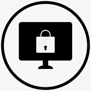 系统保护和安全隐私浏览私人连接图标图标