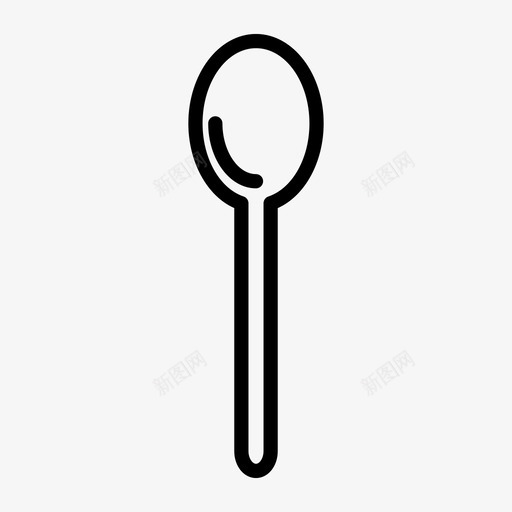 勺子早餐厨房图标svg_新图网 https://ixintu.com 勺子 厨房 工具 早餐