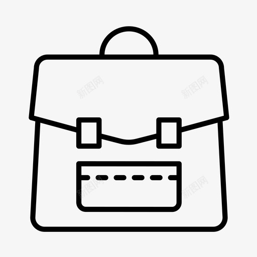 采购产品包配件书包图标svg_新图网 https://ixintu.com 书包 公文包 手提包 配件 采购产品包
