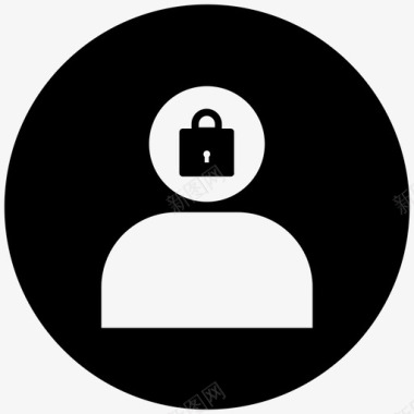 隐私设置密码保护用户帐户图标图标