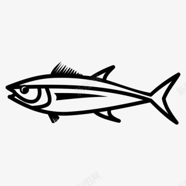 金枪鱼动物鱼图标图标