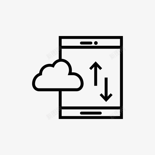 云共享云计算数据传输图标svg_新图网 https://ixintu.com 云共享 云计算 仪表盘 共享服务 存储 报表 数据传输